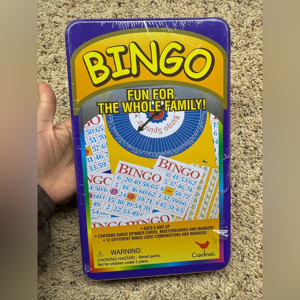 Bingo game / FAMILY FUN!  Cardinal Sealed